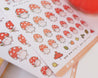 Cute Magical Fantasy Mushroom Emoji Planner Stickers ~ SH003 - Katnipp Illustrations