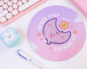 Cute Moon And Star Celestial Motivational Mouse Pad - Katnipp Illustrations