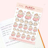 Cute Winter Dog Planner Stickers - PUD 002 - Katnipp Studios