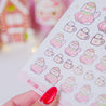 Cute Winter Dog Planner Stickers - PUD 002 - Katnipp Studios