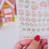 Cute Winter Planner Stickers - PUD 001 - Katnipp Studios