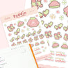 Cute Winter Planner Stickers - PUD 003 - Katnipp Studios