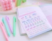 Dish Cleaning Planner Stickers | Kawaii Kitchen Cleaning Stickers | HOME003 Katnipp character product