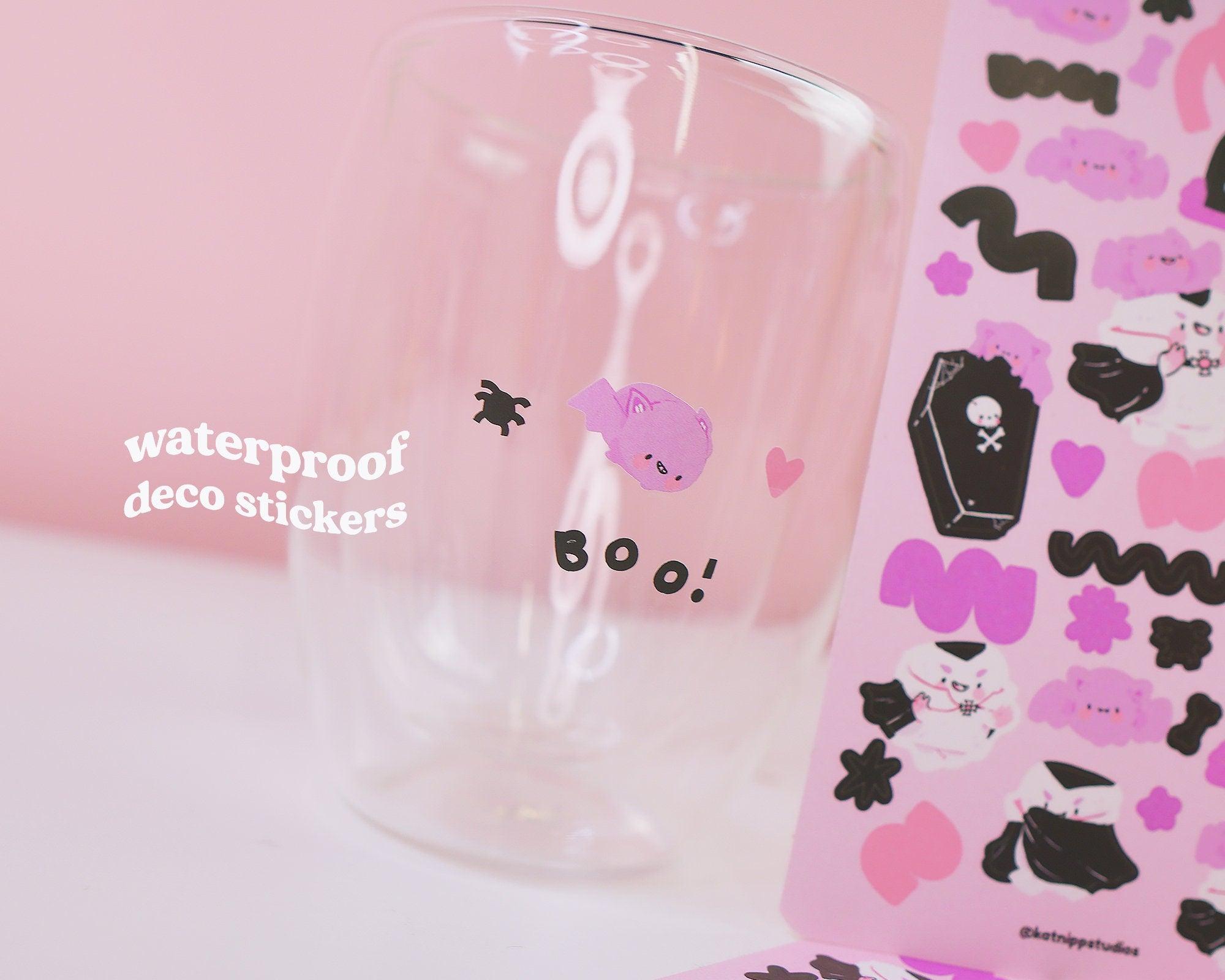 Dracula Marshie & Bartholomew Sticker Sheet | Kawaii Vampire Deco | PLCD002 Katnipp character product
