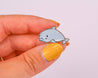 Flippin Amazing Dolphin Enamel Pin ~ Kawaii Dolphin Aquatic Enamel Pin - Katnipp Illustrations