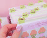 Frog Index Tab Stickers | Cute Writable Organiser Tabs | ID002 - Katnipp Studios