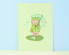 Froggo & Bear ~ Kawaii Art Print Room Decor - Katnipp Illustrations