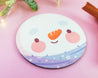 Cute Frostie The Snowman Coaster - Katnipp Illustrations