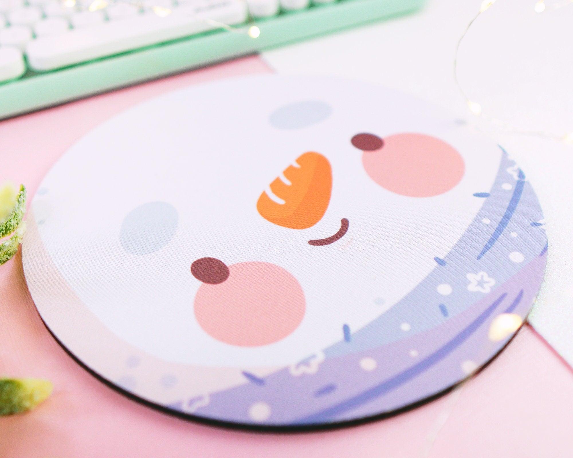 Frostie The Snowman Winter Mouse pad ~ Cute Christmas Mouse Mat - Katnipp Illustrations