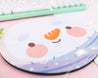Frostie The Snowman Winter Mouse pad ~ Cute Christmas Mouse Mat - Katnipp Illustrations