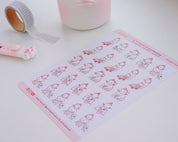 Gardening Planner Sticker Sheet | Kawaii Plant & Garden Journal Stickers | KATNIPP006 Katnipp character product