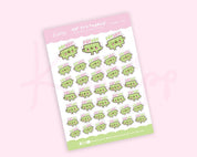 GBP Payday Planner Sticker Sheet | Kawaii Budget & Finance Stickers A6 | MONEY001 Katnipp character product