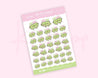GBP Payday Stickers ~ Money Finance Planner Sticker Sheet ~ MONEY001 - Katnipp Illustrations