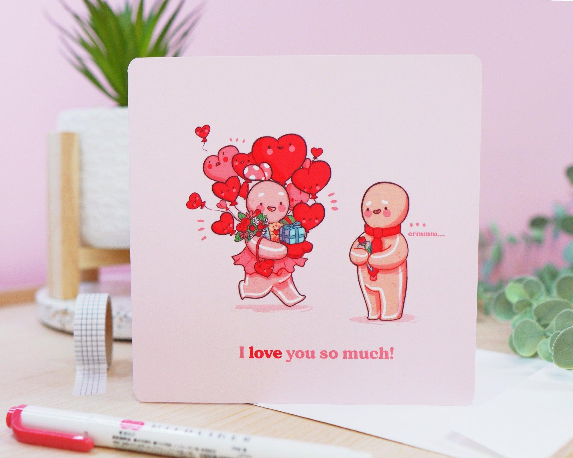 Gingie & Spice In Love Gift Card - Katnipp Illustrations