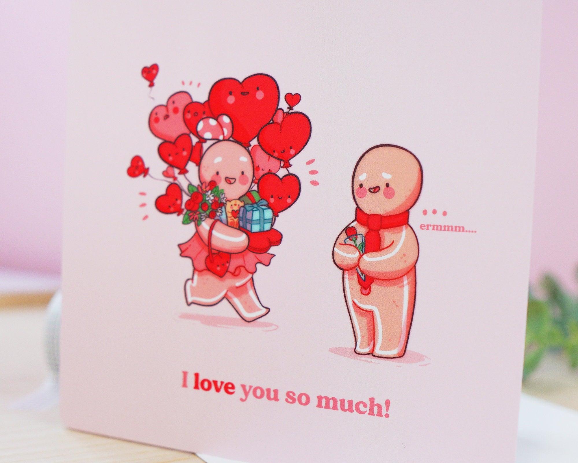Gingie & Spice In Love Gift Card - Katnipp Illustrations