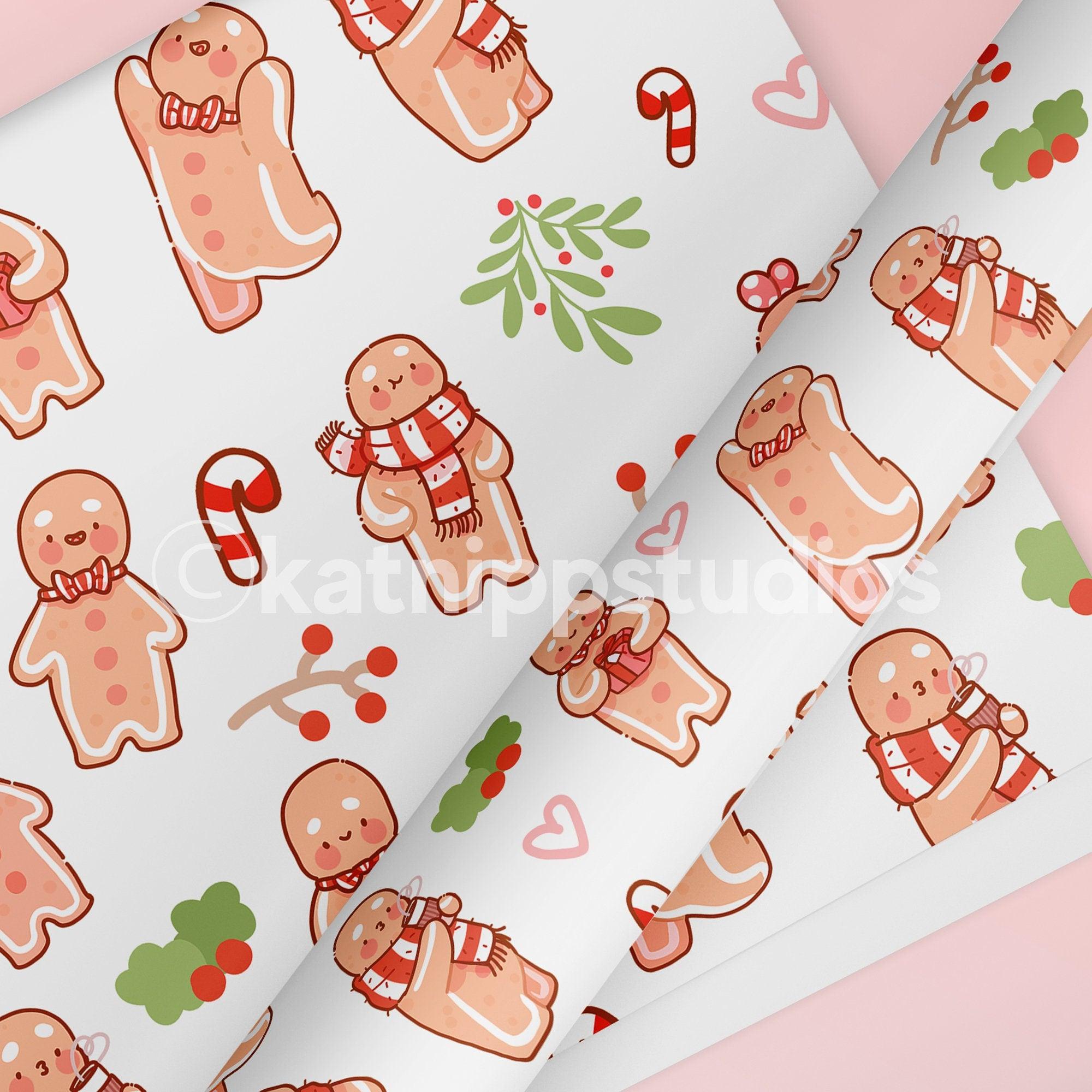 Gingie & Spice Luxury Christmas Wrapping Paper - Katnipp Studios
