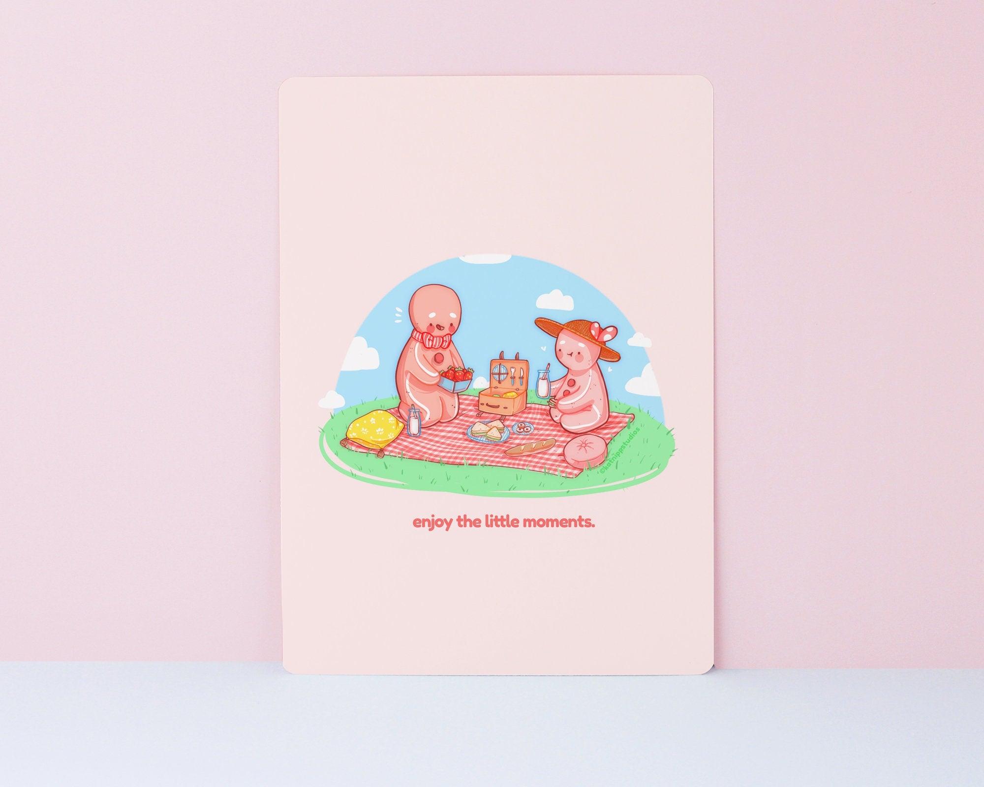 Gingie & Spice Picnic Date ~ Enjoy the little moments - Katnipp Illustrations