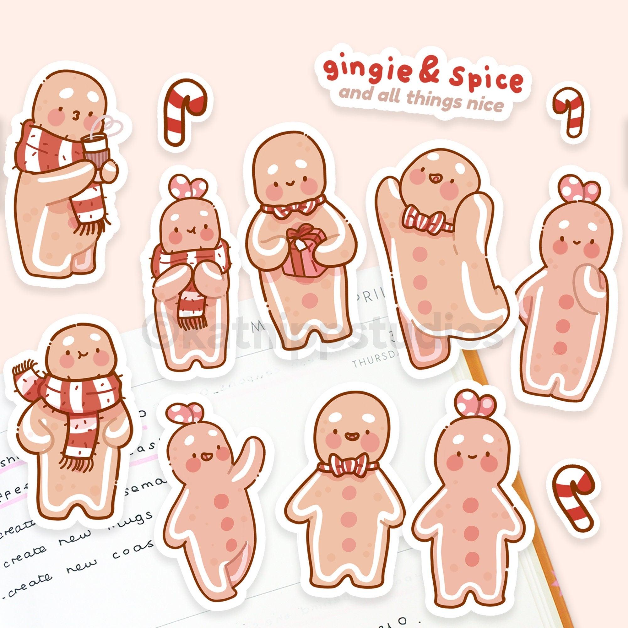 GINGIE AND SPICE Sticker Pack - Katnipp Studios