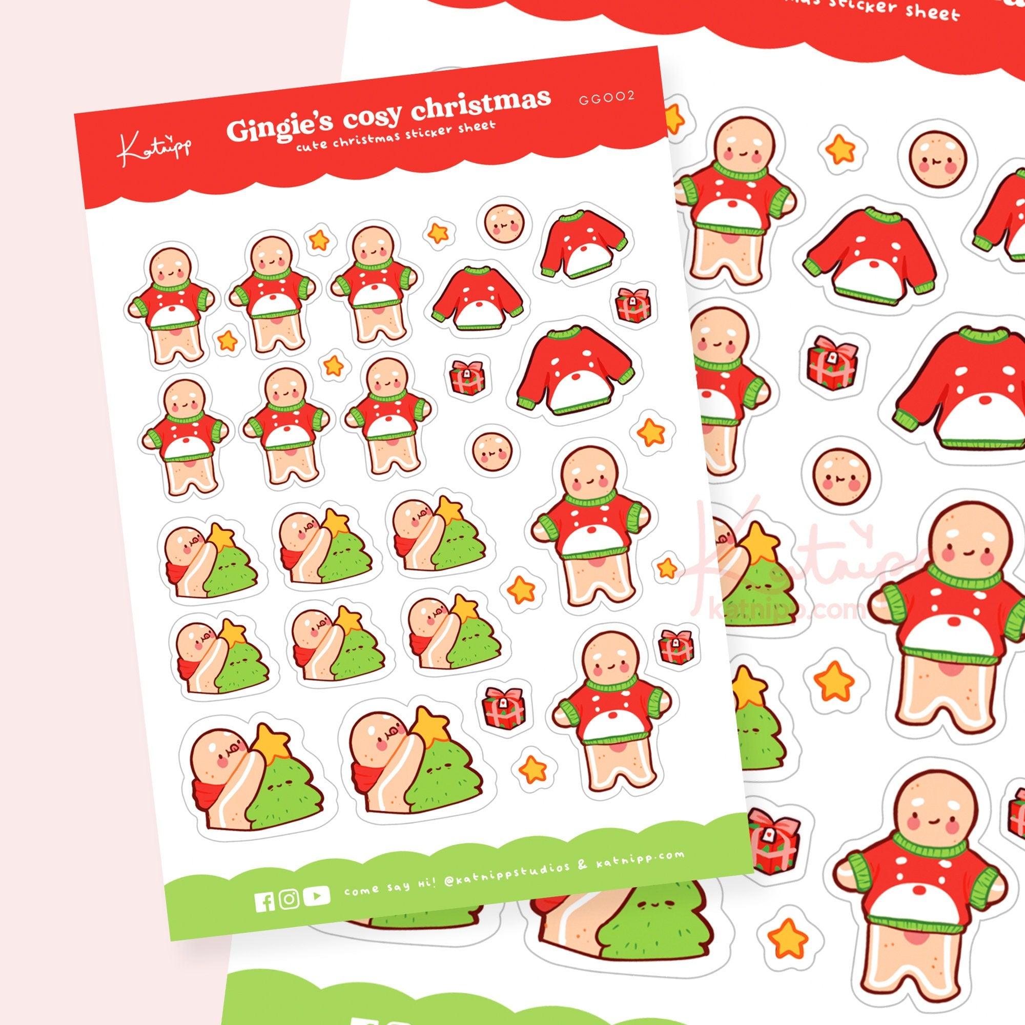 Gingie Christmas Planner Stickers - GG 002 - Katnipp Studios