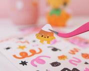 Halloween Polco Deco Vinyl Sticker Sheet | Kawaii Spooky Stickers | PLCD001 Katnipp character product