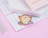 Happy Kawaii Sun Enamel Pin ~ Positivity Quote - Katnipp Illustrations