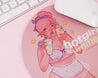 Hot Girl Summer Mousemat ~ Body Positive Plus size Curvy Fashion Mousepad - Katnipp Illustrations