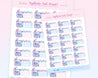 Hydration Daily Water Tracker Stickers - AQUA 001 - Katnipp Studios