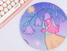 In The Bluebells Magical Girl Mouse Mat - Katnipp Illustrations