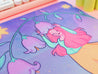 In The Bluebells Magical Girl Rectangle Mouse Mat - Katnipp Illustrations
