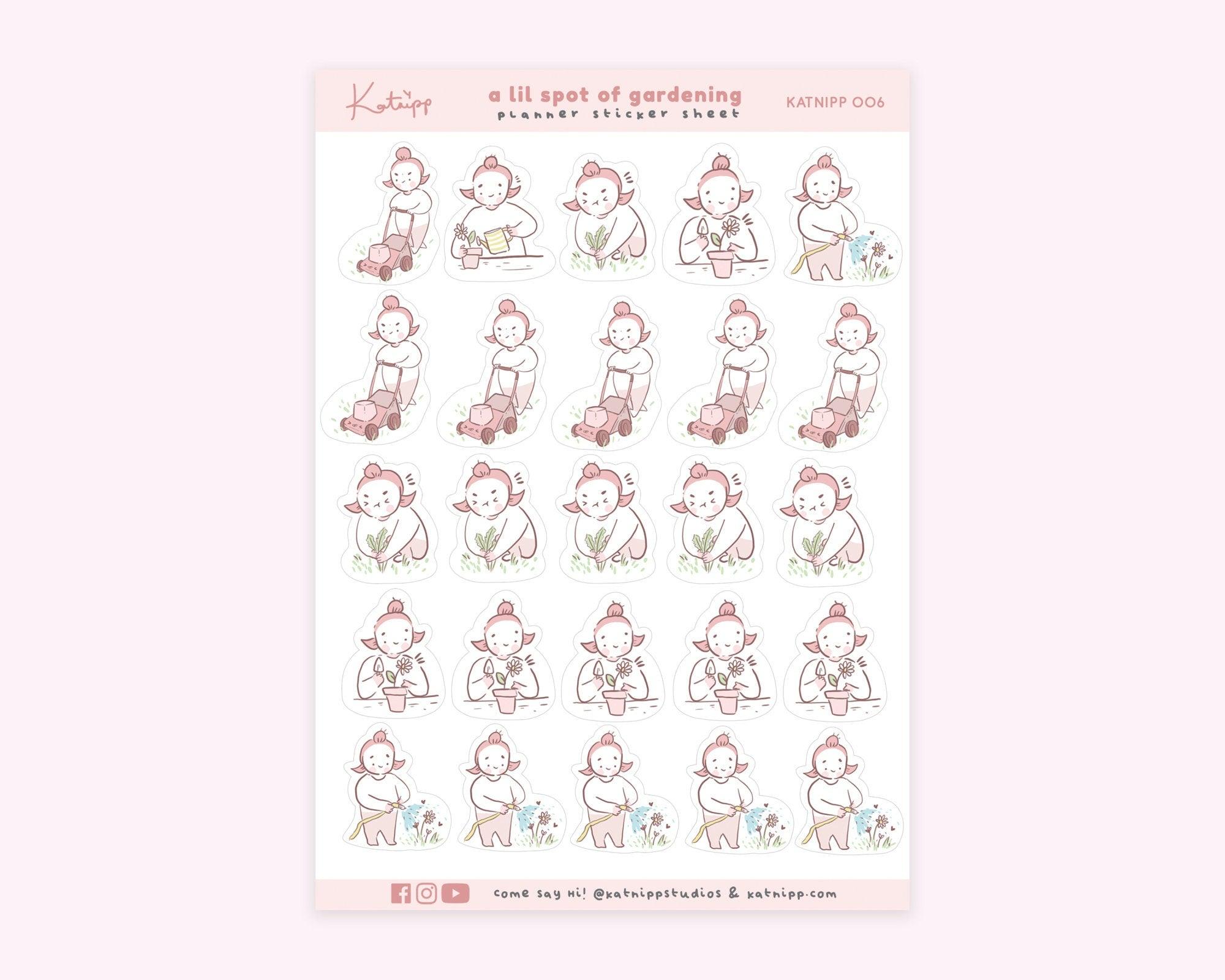Cute Winter Snowman Planner Stickers - FS 001 – Katnipp Studios