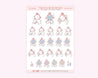 Katnipp Pamper Manicure Spa Planner Stickers ~ KATNIPP005 - Katnipp Illustrations