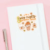 Kawaii Autumn Sticker | Cosy Nights & Pumpkin Spice | Cute Pumpkin Coffee Die-Cut - Katnipp Studios