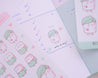 Kawaii Bath Time Cosy Planner Sticker - Cute Bathing Theme Stickers - Marshie 001 - Katnipp Studios