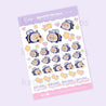 Kawaii Bumblebee Celestial Magic Planner Stickers - MS 010 - Katnipp Studios