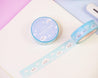 Kawaii Cloud Baby Blue Washi Tape - Katnipp Illustrations