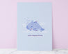 Kawaii Dolphin Art Print ~ You're Flippin' Amazing - Katnipp Illustrations