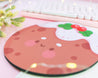 Kawaii Figgy Pudding Christmas Mouse Pad - Katnipp Illustrations