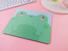 Kawaii Frog Mouse Pad ~ Cute Rectangle Frog Mouse Mat - Katnipp Illustrations