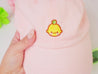 Kawaii Pastel Pink Lemon Design Cap ~ Cute Low Profile Cap - Katnipp Illustrations