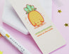 Kawaii Pineapple Pun Bookmark - Katnipp Illustrations