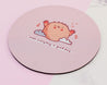 Kawaii Sun Mousemat ~ Cute Positive Mousepad - Katnipp Illustrations