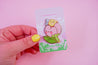 Large Bumblebutt Peony Enamel Pin - Katnipp Illustrations