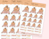 Lazy Butt! Cute Tiger Emoji Planner Stickers ~ TIGER003 - Katnipp Illustrations