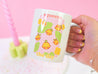 Lemon Pastel Danish Aesthetic Ceramic Mug - Katnipp Illustrations