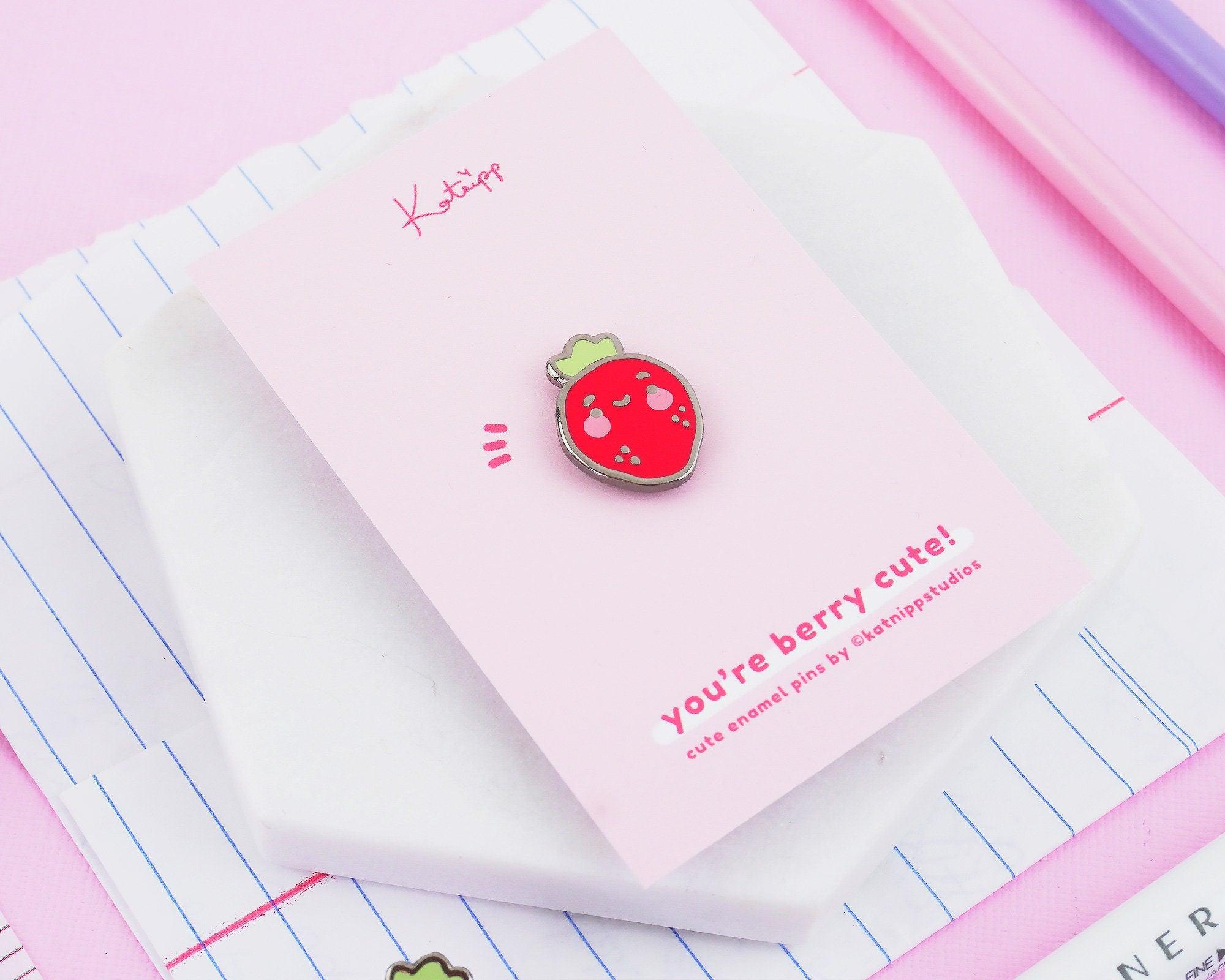 Kawaii Banana Enamel Pin Cute Enamel Pin Fruit Enamel Pins 