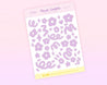 Lilac Purple Flower Confetti Polco Deco Planner Stickers ~ POLC005 - Katnipp Illustrations