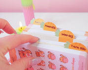Little Carrots Index Tab Stickers | Cute Writable Planner Tabs for Organisation | ID007 Katnipp character product