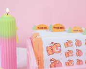 Little Carrots Index Tab Stickers | Cute Writable Planner Tabs for Organisation | ID007 Katnipp character product