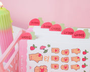 Little Strawberry Index Tabs ~ ID008 - Katnipp Illustrations