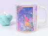 Magic Girl Bluebells Cottage Core Ceramic Hand Printed Mug - Katnipp Illustrations